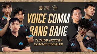 Cloud9 Victory Voice Comm Revealed  2024 NACT Fall  Mobile Legends Bang Bang [upl. by Ativla]