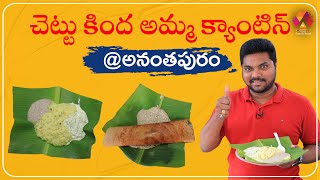 Tasty Tiffins  Amma Canteen  Anantapuram Food  Telugu Food Reviews  Aadhan Food [upl. by Eeram]