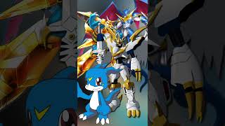 WOW TIGA EVOLUSI VEEMON MENJADI ROYAL KNIGHT anime animedigimon digimonseries shorts [upl. by Chancelor161]