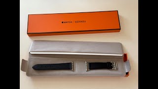 Apple Watch Hermès  Attelage Single Tour Unboxing [upl. by Piks]