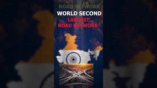 Indian Road Network🛣️  world second largest road network shortsroadnetworkindianitingadkari [upl. by Garvin]