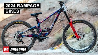 5 Custom Freeride Bikes From The 2024 Red Bull Rampage [upl. by Mcroberts]