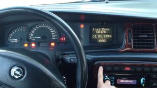 Opel Vectra B Start Button Start Engine [upl. by Carli]