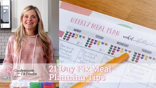 21 Day Fix Meal Plan Tips  Resources [upl. by Kos]