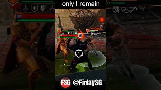 only i remain forhonor gaming clutch 1vs4 gladiator fighting [upl. by Ennahgem]