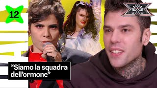 I concorrenti di Fedez e Dargen rivedono le loro esibizioni  Daily 12 X Factor [upl. by Airoled]