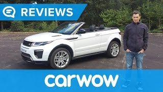 Range Rover Evoque Convertible 2018 SUV indepth review  Mat Watson Reviews [upl. by Eyanaj]