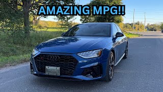 The 2024 Audi S4 Gets Better MPG Than A Honda Civic [upl. by Ahsied]