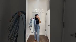 PACSUN Jeans try on haul shortsfeed haul jeans [upl. by Akinet]