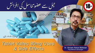 Tablet Valtec 80mg Uses and Side Effects in UrduHindi  Dr Ghulam Abbas Mahessar [upl. by Litha]