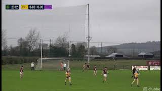 CONOR LINDY KICKS A CORKER  ELLISTOWN V GRATTAN OG  2024 LEINSTER JUNIOR CLUB FOOTBALL GAA IRELAND [upl. by Repip]