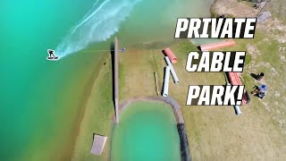 PRIVATE WAKEBOARD PARK  CRUISE CONTROL EP 1  WAKEBOARDING [upl. by Akeinahs]