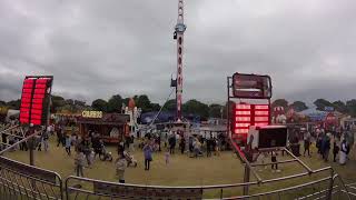 Stuart Danters Insania Nottingham UK Miami  Onride  The Hoppings  Newcastle Town Moor  2024 [upl. by Llekim]