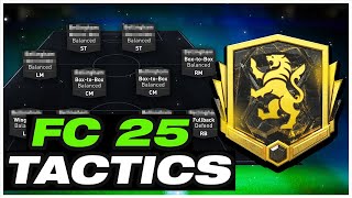 POST PATCH FC 25 Custom Tactics  Elite Division META Custom Tactics amp Roles [upl. by Seidel]