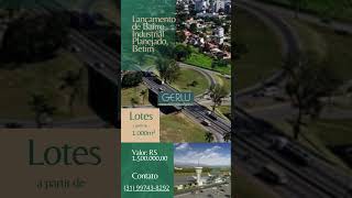 Lançamento de Bairro IndustrialBetimLotes a partir de 1000m² Valor RS 150000031997438292 [upl. by Lorna432]