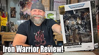 Mcfarlane Toys Warhammer 40k Iron Warrior  Unboxing and Review [upl. by Conal]