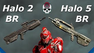 Halo 2 BR vs Halo 5 BR Analysis [upl. by Jit]