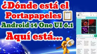 Dónde está el portapapeles en Android 14 One UI 61 [upl. by Evvie]