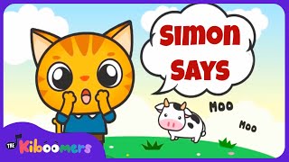 Simon Says Game  THE KIBOOMERS Preschool Songs  Brain Break [upl. by Valentijn848]