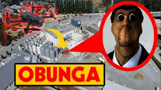 DRONE CATCHES OBUNGA at THE OBUNGA HIDEOUT IN REAL LIFE  OBUNGA CAUGHT ON DRONE [upl. by Kcinom]