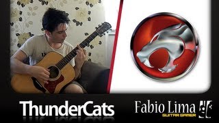 ThunderCats Theme on Acoustic Guitar By GuitarGamer Fabio Lima [upl. by Rush]