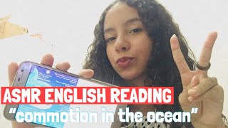 ASMR ENGLISH READING THE BOOK “COMMOTION IN THE OCEAN” [upl. by Lirrehs]