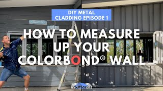 Part 1 How to Colorbond wall cladding [upl. by Kasper]