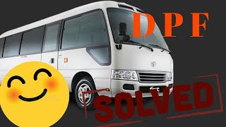 Toyota Coaster DPF Problem Solved [upl. by Wurst]