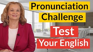 English Pronunciation Test  How good is your English [upl. by Aima]