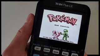 Playing Pokemon On a CALCULATOR [upl. by Annice]