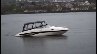 Rinker 232 Captiva Cuddy with Mercruiser 50L MPI 260HP Alpha 1 — Virtual Sea Trial [upl. by Alston2]