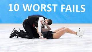 10 Unusual Figure Skating Falls [upl. by O'Grady411]