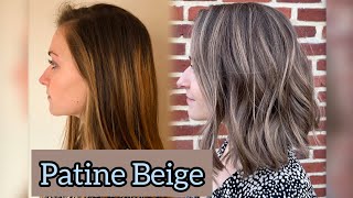 🤎 Faire des mèches et patine Beige à la maison  Beige Blonde Hair Balayage 🤎 [upl. by Lorrad]