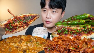 청국장 제육볶음 고갈비 땡초김치 요리 먹방 Chili Kimchi ASMR MUKBANG REAL SOUND EATING SHOW [upl. by Atilegna]