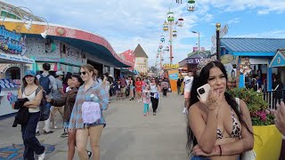 4K Santa Cruz Beach Boardwalk Santa Cruz California USA [upl. by Nelan]