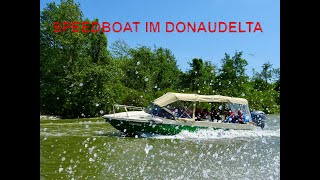 Speedboat Fahrt im Donau Delta  Ausflug mit Nicko Cruises [upl. by Laehcim]