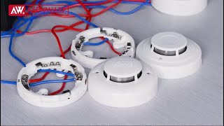 How to wire smoke detectors  smoke detector interconnection  The Electrical Guide [upl. by Cyb725]