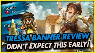 Tressa Unit Review Which Banner To Summon  Octopath Traverler CotC [upl. by Anaitsirhc]