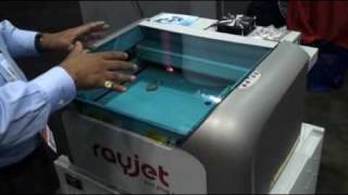 Trotec Rayjet laser system Demonstration by Mubarak and Warren [upl. by Stearn]