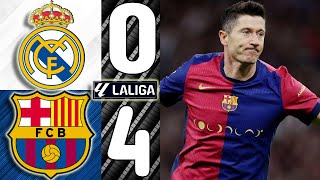 🎥 Real Madrid vs Barcelona 04  El Clasico Match Review La Liga 20242025 [upl. by Devondra195]