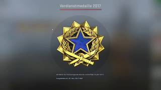 Wie bekommt man die CSGO Verdienstmedaille 2019 Welche Farben und Stufen gibt es [upl. by Packer]