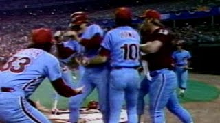 1980 NLCS Gm5 Trillos triple gives Phillies lead [upl. by Ettenoj]