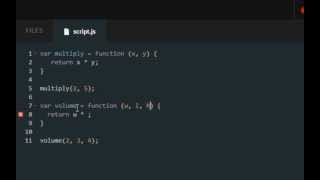 Codecademy Javascript Lessons 11 Introduction to functions and Understanding Parameters [upl. by Dahc]