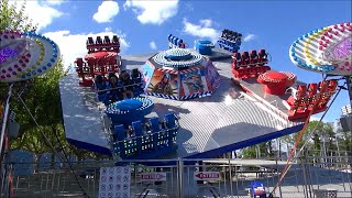 Manège Take Off  fête foraine d’Aix les bains 2024 Mega Park [upl. by Eniledgam935]