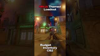 NINJA Themed Loadout CS2 Budget BLACK Inventory cs2 [upl. by Idonna]