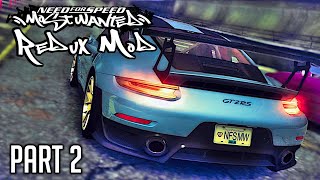 NFS Most Wanted REDUX Mod  New cars updated Graphics and more Part 2 [upl. by Hosfmann610]