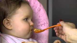 How to feed a baby 79 months [upl. by Eiryk]