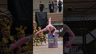 PampO Iona Cruise  Acrobatics and Aerial Show  In The Sky Dome pandocruises [upl. by Bethany]