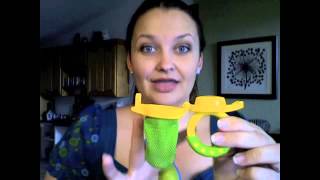 Nuby vs Munchkin Baby Mesh Net Feeder Review [upl. by Alanah]