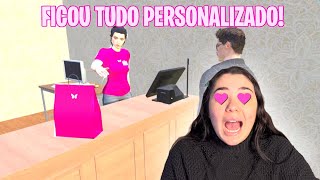 AGORA NOSSA LOJA TEM uniforme e SACOLAS PERSONALIZADAS  Clothing store simulator [upl. by Icnarf]